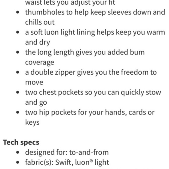 Lululemon Apres Practice Anorak Grey Sz 6 - Picture 13 of 15